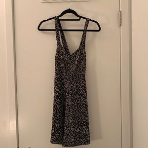 UO Polka Dot Cross-strap Dress